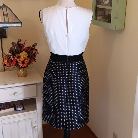 Max and Cleo Polka Dot Two- Piece Look Dress - Picture 5 of 10